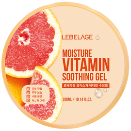 LEBELAGE Moisture Vitamin Soothing Gel 300ml for Face and Body Nourishing Skin Care with Sea Buckthorn _ Made in Korea